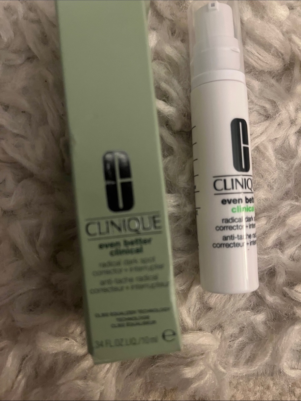 Clinique Even Better Clinical Radical Dark Spot Corrector + Interrupter.34oz NIB